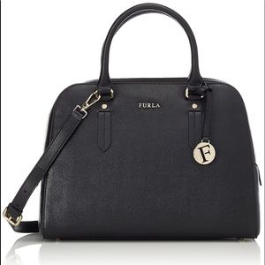 Furla Elena Saffiano Leather Satchel Bag